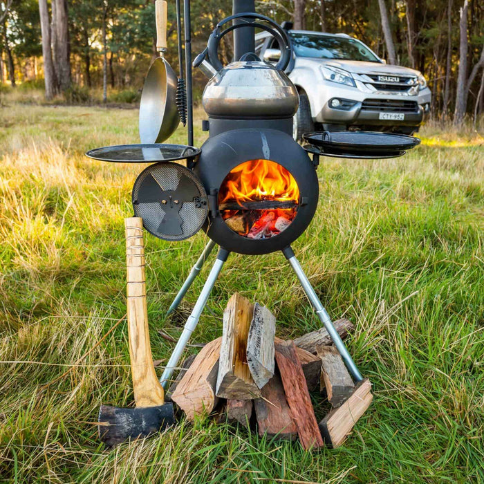 Ozpig BBQ Stove and Outdoor Fireplace