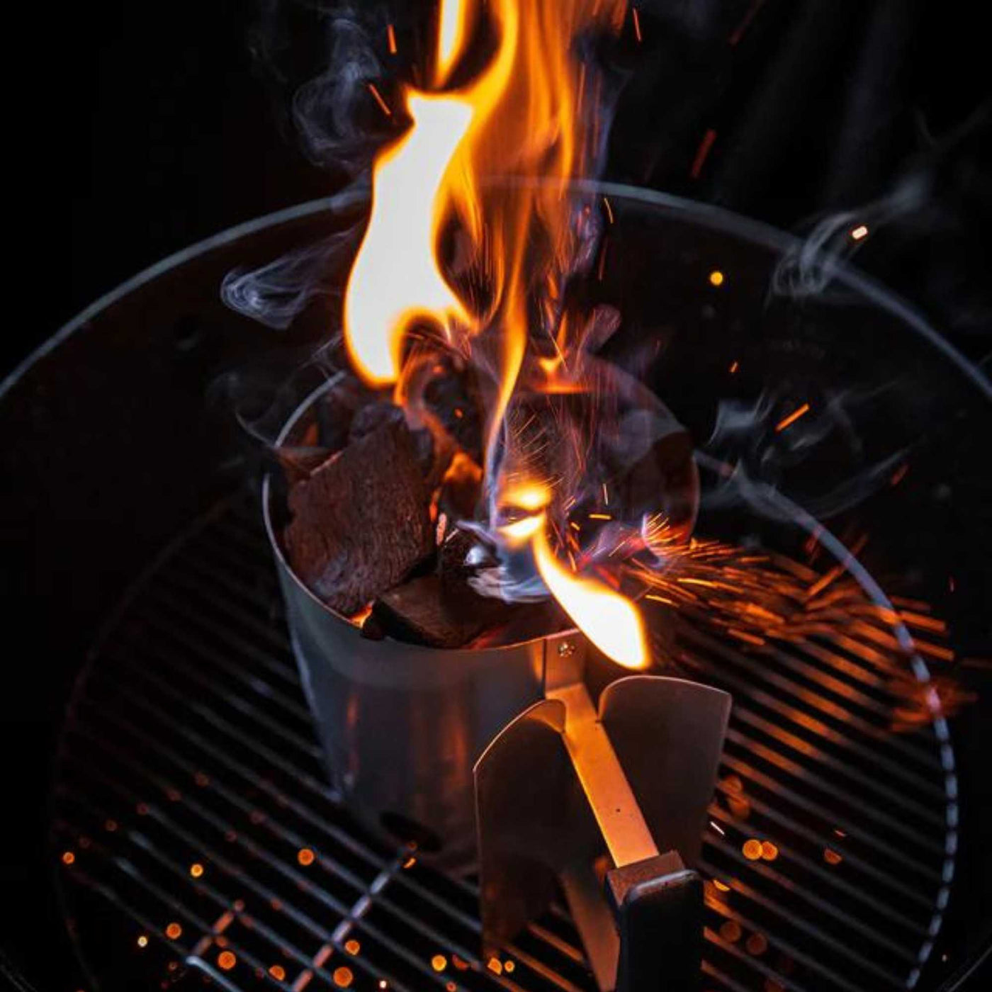 Char Griller Charcoal Chimney Starter How To Heat Up Charcoal