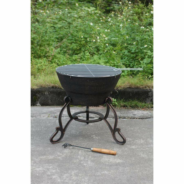 Gardeco Safir Fire Pit Cast Iron 42cm