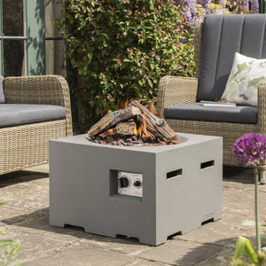 Happy Cocooning Gas Fire Pit Happy Cocooning Gas Fire Pit Small Square 60cm
