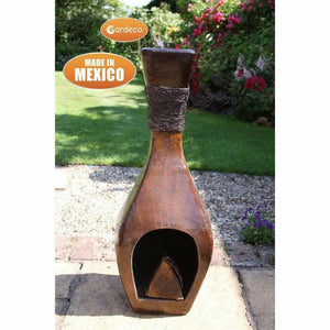 Gardeco Chimenea Gardeco Tonala Art Mexican Clay Chimenea