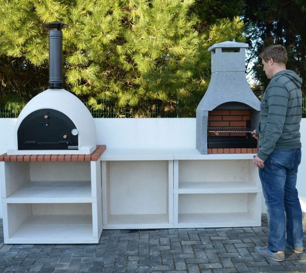 Outdoor bbq hotsell oven
