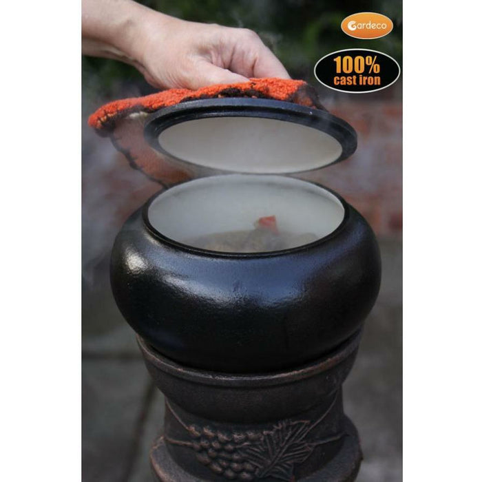 Gardeco Cast Iron Cooking Pot Medium