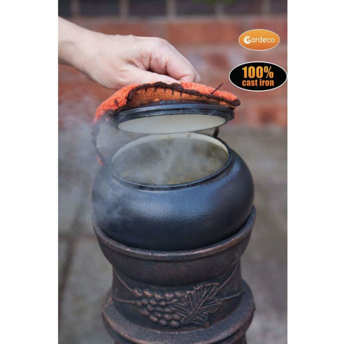 Gardeco Cast Iron Cooking Pot Small