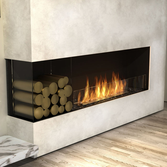 EcoSmart Fire Left Corner Bioethanol Fireplace