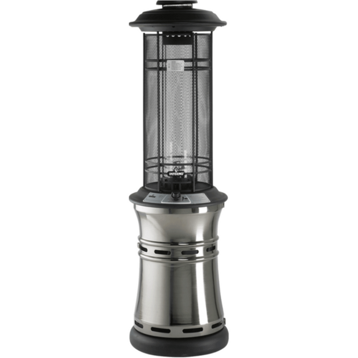 Lifestyle Santorini Patio Heater Gun Metal Quartz Glass 11kW