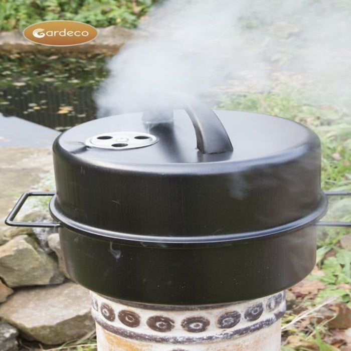 Gardeco Food Smoker to Fit Fire Pits, BBQs and Top of Neck of Chimeneas